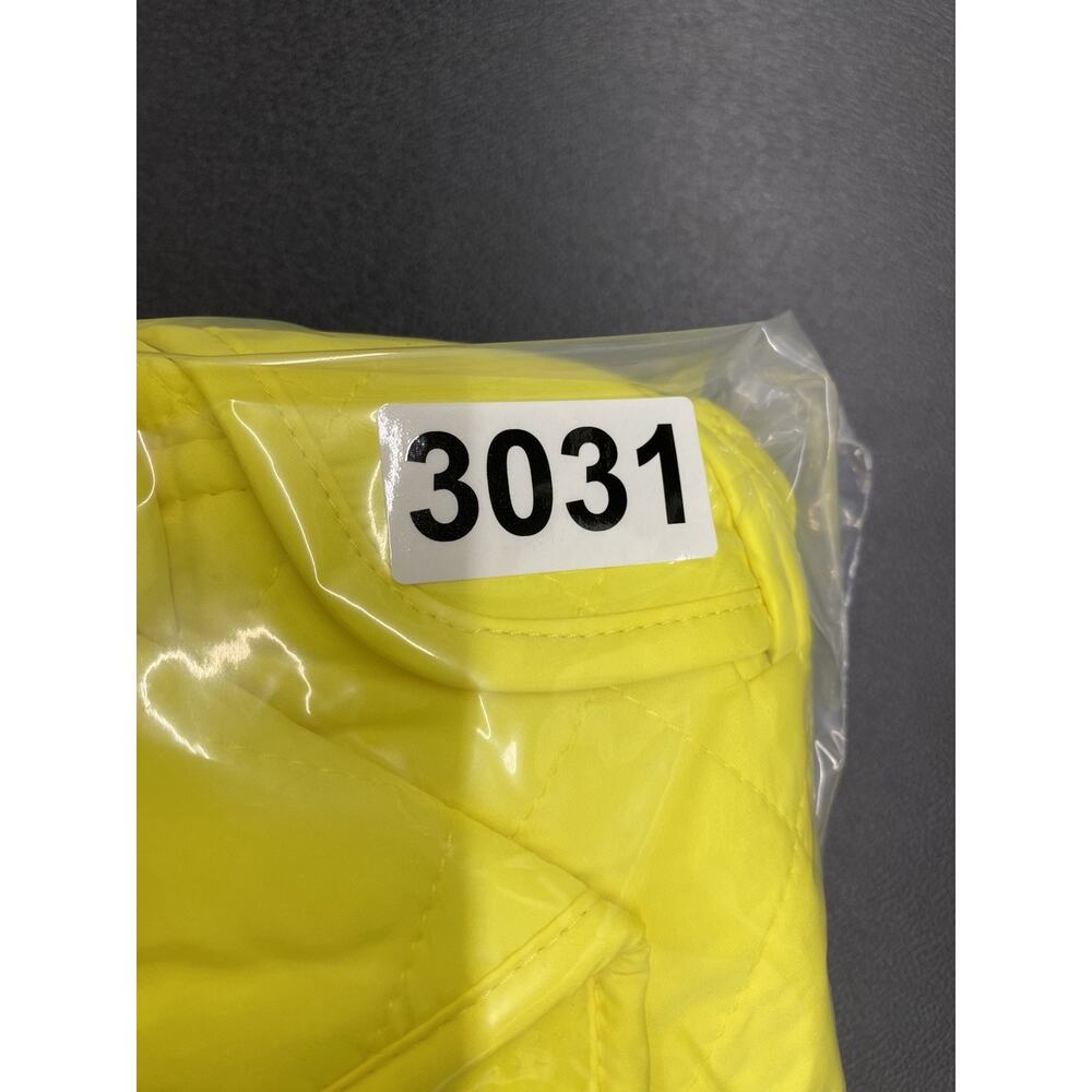 Talbots Vest Womens Large Quilted Yellow Button Front Pockets Classic Spring - Picture 13 of 13